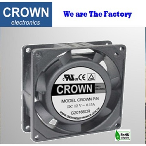 Crown 8025 Server 3 DC Fan para accesorios