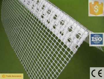 good plastic materials,carton and pallet packing, Fiberglass mesh with PVC corner bead