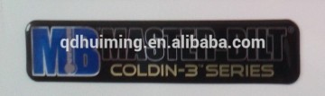pu clear epoxy resin logo sticker for freezer crystal domed sticker