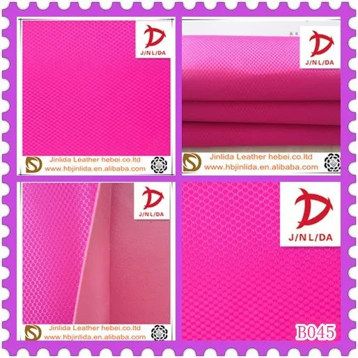 PVC Woven cloth Shoe upper leather