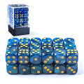 Bescon Moonstone 12mm 6 Sided Dice 36 in Brick Box, Semi Translucent Shimmery, 12mm Six Sided Die (36) Block of Moonstone Dice