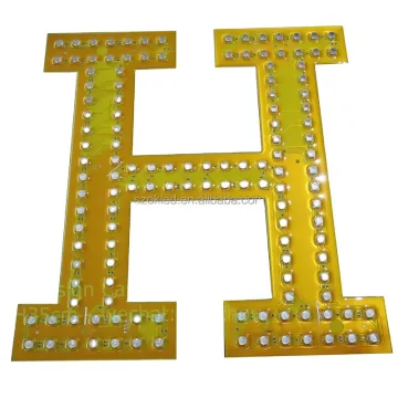 LED Sign Board for Food Shop: 35cm Capital Letters, IP67 Aluminum PCB, Convex Lens, RGB Color, DC12V 30W, 5050 LED Module