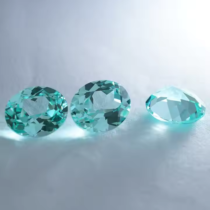 Lab Grown Sapphire Paraiba Fancy Cut Gemstone