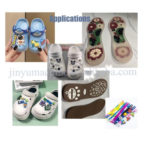 New Designs Croc Charms Shoes Decoration Making Machine