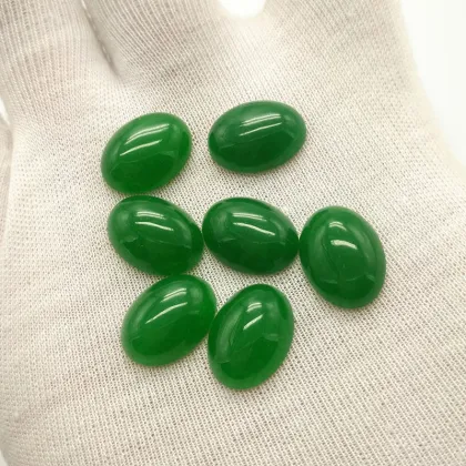 Loose Gemstone Eggs Stone Oval Malay Jade Gemstones