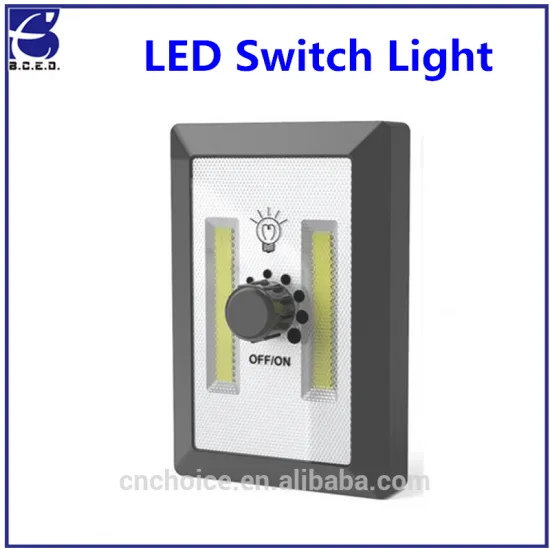 Battery Operated Cordless Super Bright COB LED Technology switch light