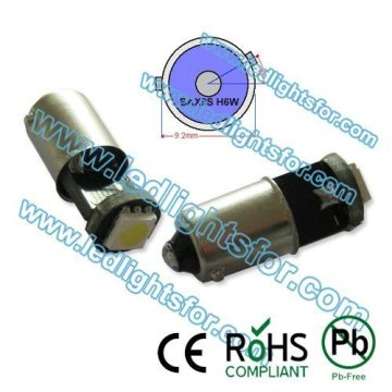 Auto light BAX9S LED, H6W LED