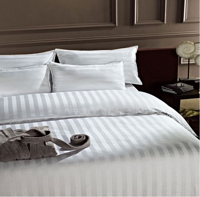 White Hotel Elegant Jacquard Sets