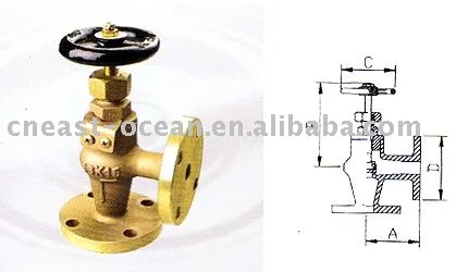 Bronze 16k Fran Angle Valve
