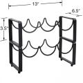 2 Tier Metal Wine Racks Countertop