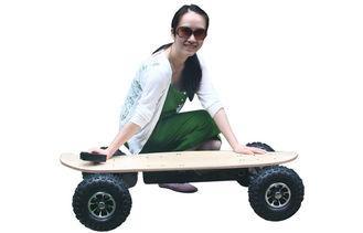 36V 1200W off road motorized skateboard Remote control , al