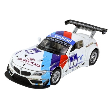 1/32 Scale BMW Z4 GT3 Alloy Model Car - Toy Car with Sound & Light Features for Kids