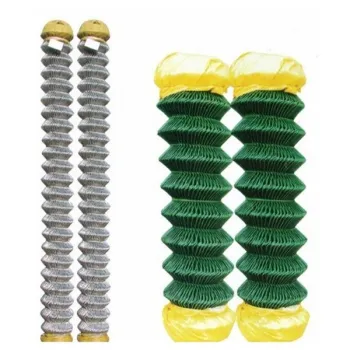 High quality galvanized and pvc coated chain link fence(proffessional factory)  