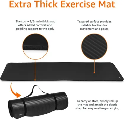 Yoga mat exercise jump exercise non-slip cushioned