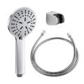 Portable brushed nickle ABS spa handheld shower set