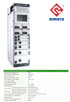 JL BlokSet Cabinet Electrical Parameters