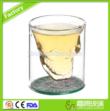 Personalized Hot Promotional Skull Shot Glass Wine Glass
