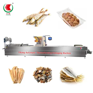 Seafood Dried Fish Thermoforming Packaging Machine