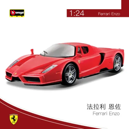 Bburago 1:24 Scale Ferrari Enzo 488 Super Racing Sports Car Metal Collectible Diecast Model