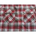 Men Causal Y/D Flannel Long Sleeve Shirt