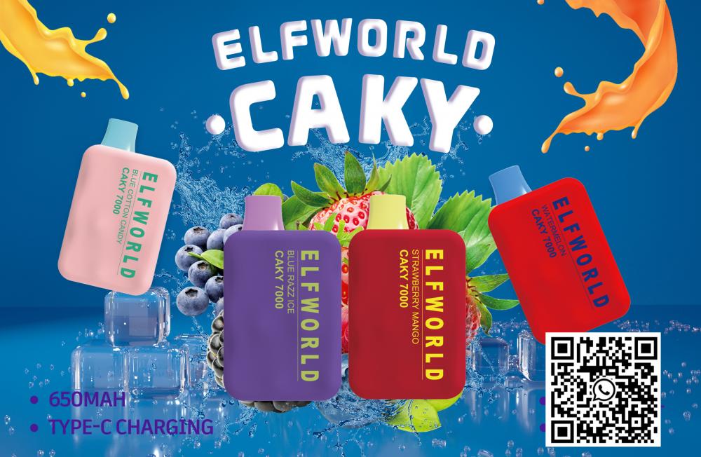 Elf World Caky Fruity Aromed Disposable Vapes