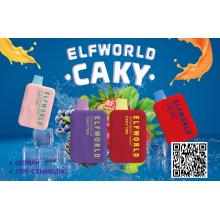 Elf World World Caky afrutado con sabor a vape desechable