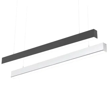 Modern Black and White Aluminum LED Pendant Light for Kitchen Island and Dining