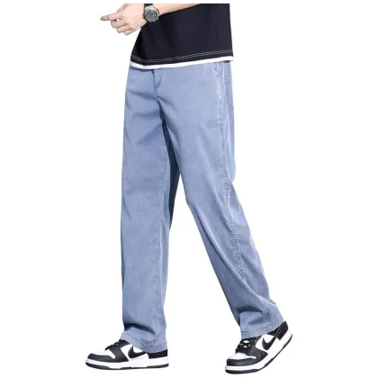 Loose Men's Straight Wide Leg Casual Pants