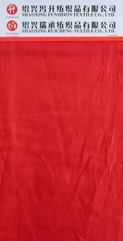 Pure Linen Dyed Fabric Red Color