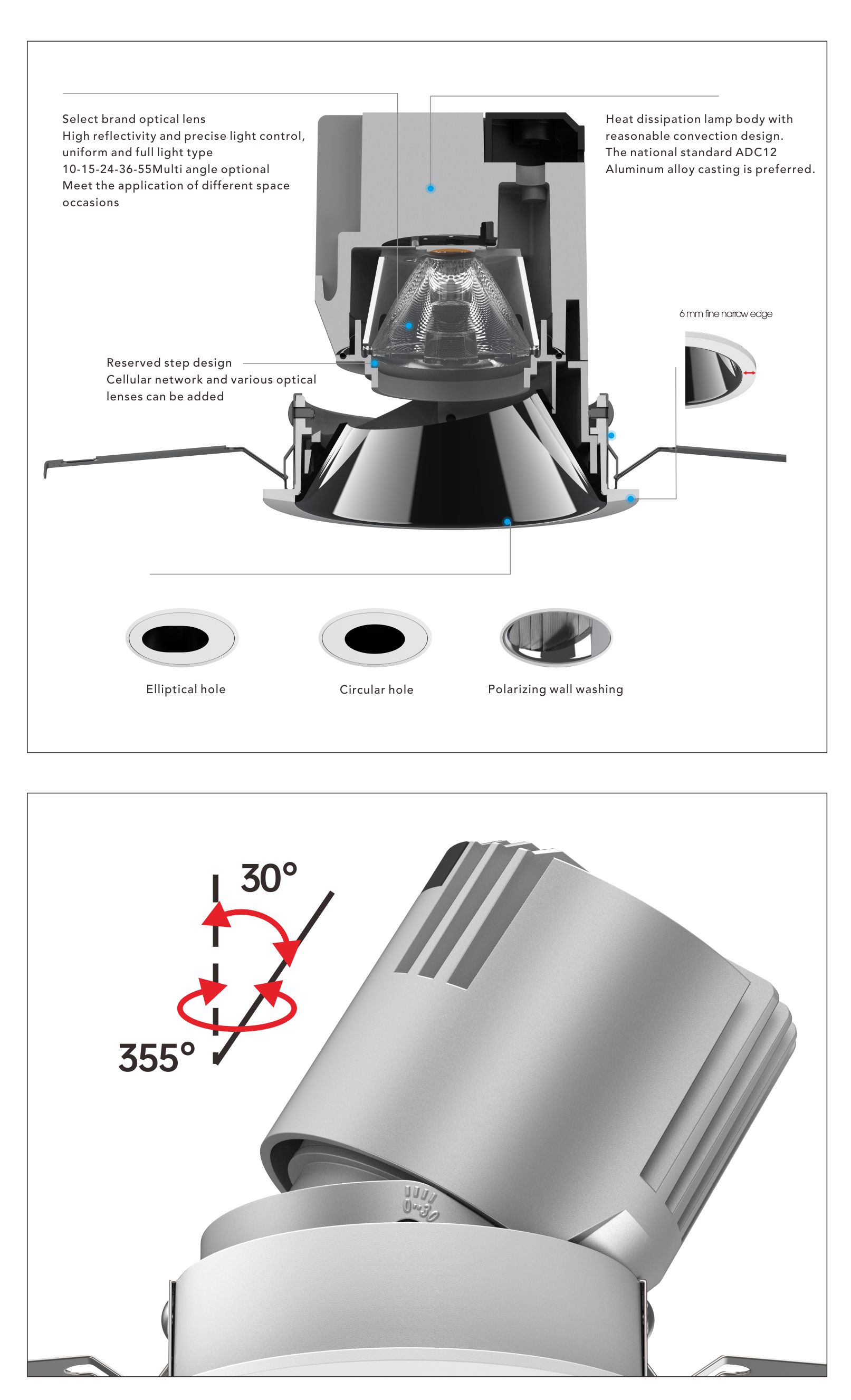 Led Round Hotel Downlight