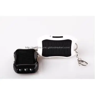 Keyring Solar Charger with Flashlight