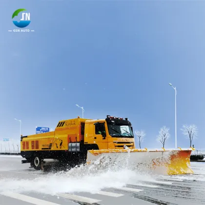 3-in-1 Heavy-Duty Plow Broom Blast Runway Snow Removal Equipment for Airports