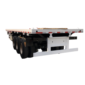 China YIDE Brand 40ft Container 3 Axles Flat Bed Semi Trailer