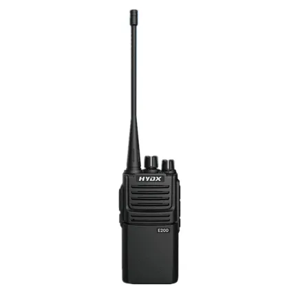 HYDX E200 side key programming TOT li-ion battery walkie talkie