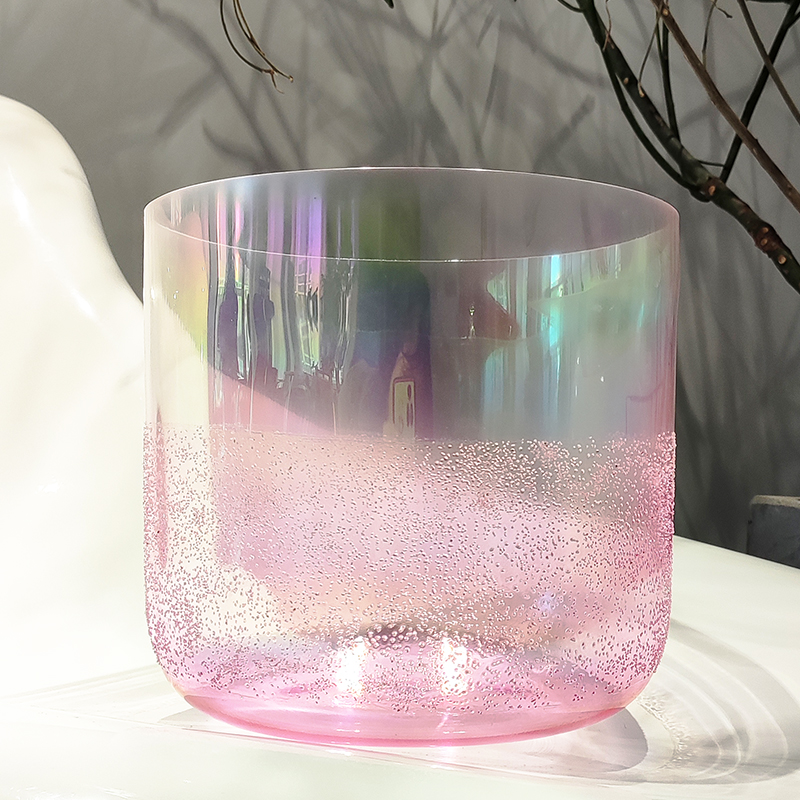 Q're Pink Tourmaline alchemy crystal singing bowl