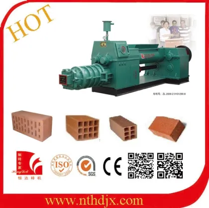 Ecological Mud Brick Press Machine Vacuum Extruder