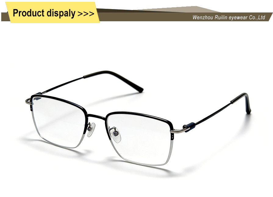 rectangle metal frame glasses