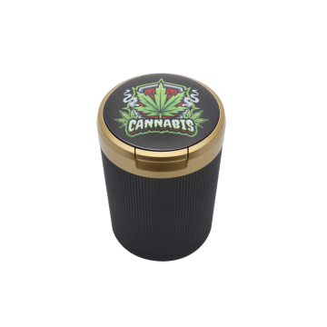 Wholesale Round Portable Foldable Smoke Accessories: LED Ashtray for Car - Hot Sale