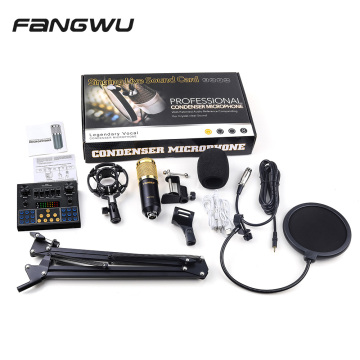 Professionelle Live -Studio -Aufnahmeausrüstung: V15 V9 G3 Sound Card und Telefonadapter -Sets