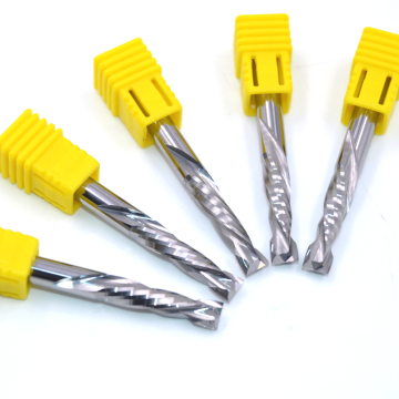 Custom OEM Double Flute End Mill Wood Shaving Tools and Welding CNC Wood Bits with Carbide Cutting Tool