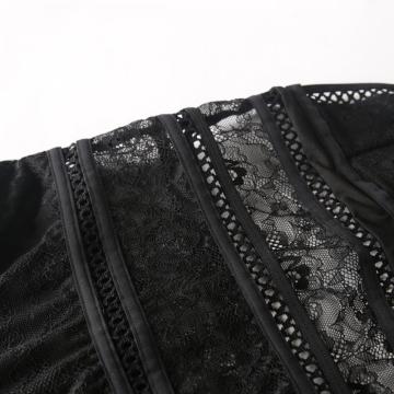 macacão de lingerie de renda transparente sexy quente personalizado feminino