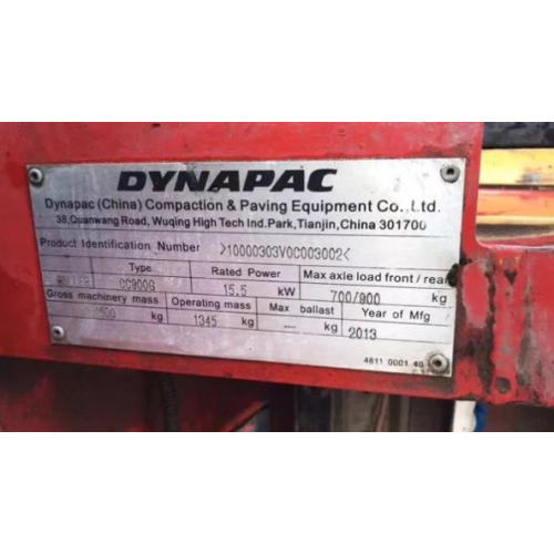 Rolo de estrada de aço duplo 1,5 tonelada