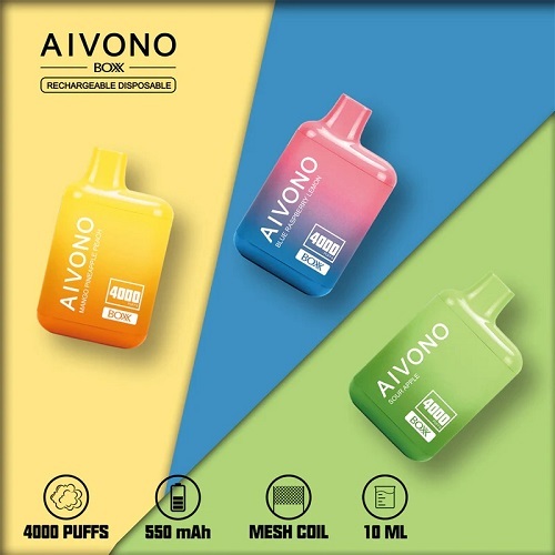 AIVONO AIM BOXX 4000PUFFSS Disponible Vape Wholesale