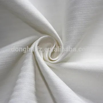 Polyester cotton herringbone stock lot fabric