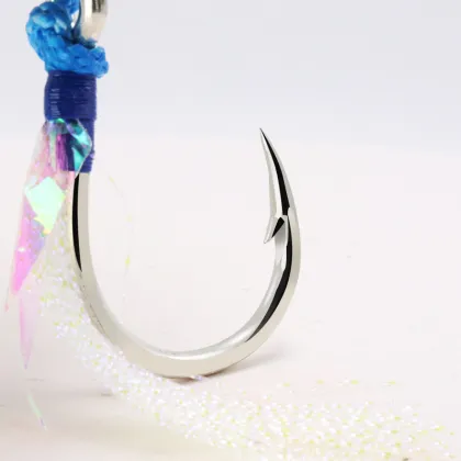 Mustad Strong Cord UV Flash Double Jigging Assist Hook