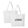 Logo Kustomisasi Tote Belanja Canvas Canvas Cetak