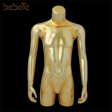 Hot Sale Half Body Plastic Material Cheap Headless Upper Body Male Mannequin