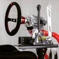 simulator wheel black with frame