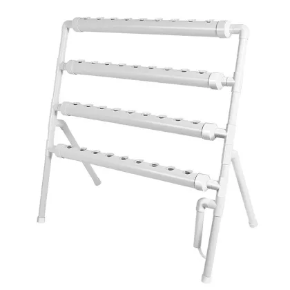 DIY Plastic Vertical NFT Hydroponics System for Indoor Gardening