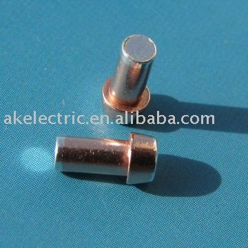 Ag/Cu contact rivet